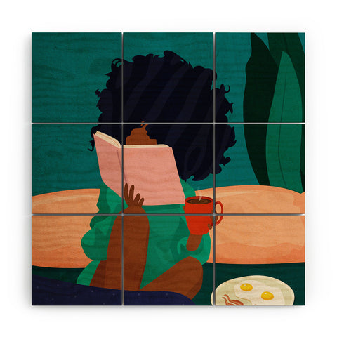 Domonique Brown Stay Home No 5 Wood Wall Mural