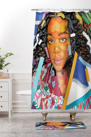 Domonique Brown The Diverse Woman Shower Curtain And Mat