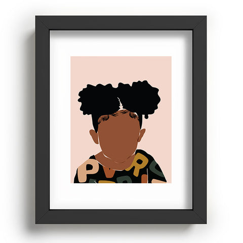 Domonique Brown Two Puffs Recessed Framing Rectangle