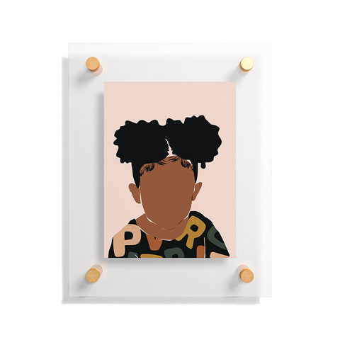 Domonique Brown Two Puffs Floating Acrylic Print