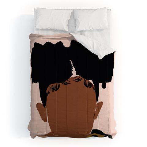 Domonique Brown Two Puffs Comforter