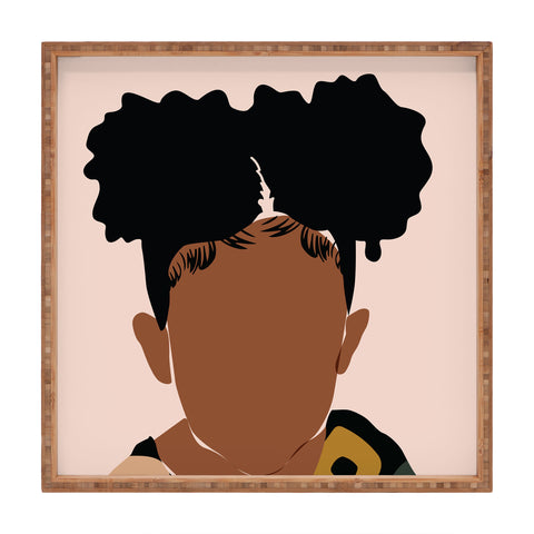 Domonique Brown Two Puffs Square Tray