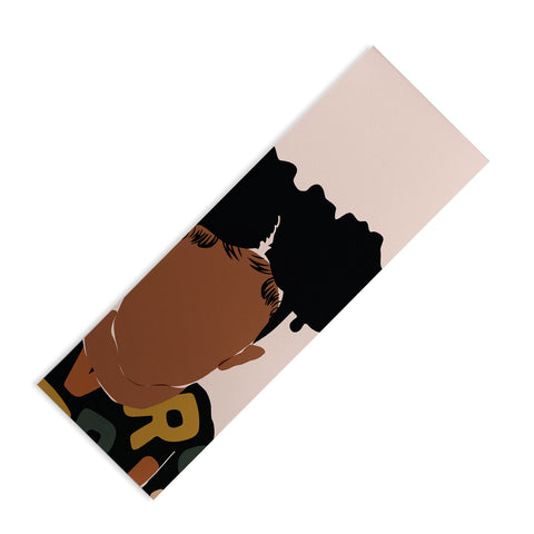 Domonique Brown Two Puffs Yoga Mat