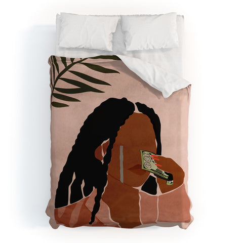 Domonique Brown Wipin Tears Duvet Cover