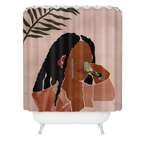 Domonique Brown Wipin Tears Shower Curtain