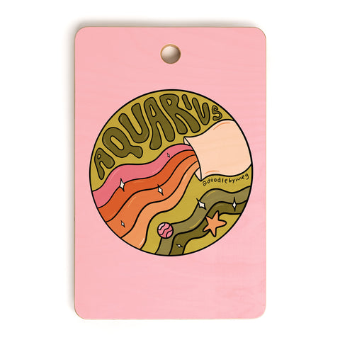 Doodle By Meg 2020 Aquarius Cutting Board Rectangle
