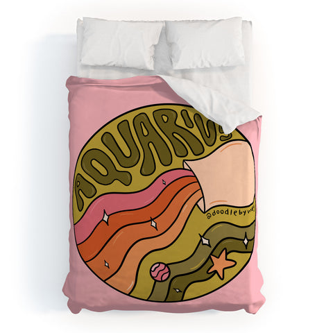 Doodle By Meg 2020 Aquarius Duvet Cover