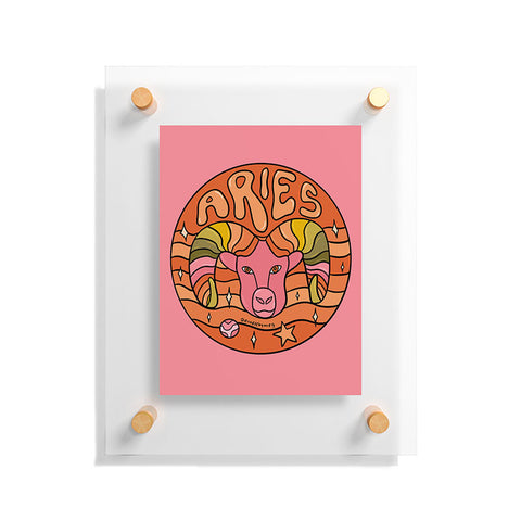 Doodle By Meg 2020 Aries Floating Acrylic Print