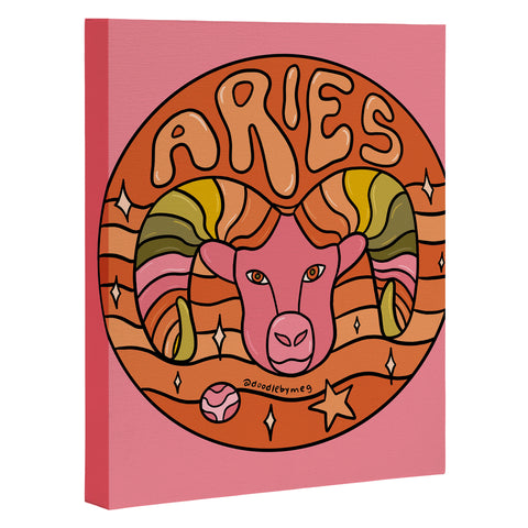 Doodle By Meg 2020 Aries Art Canvas