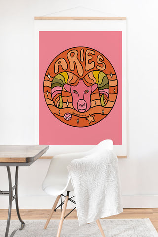 Doodle By Meg 2020 Aries Art Print And Hanger