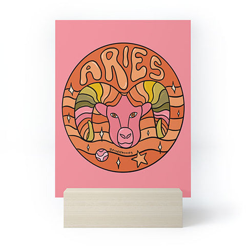Doodle By Meg 2020 Aries Mini Art Print