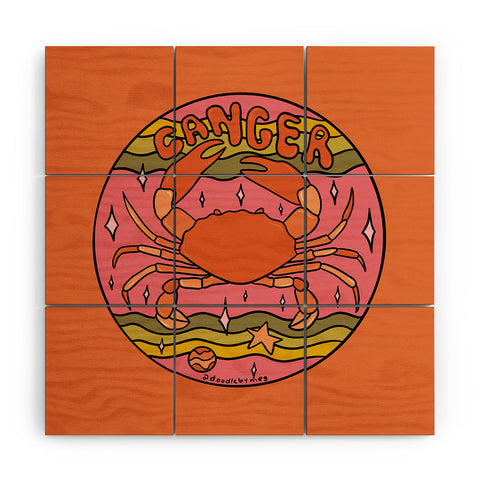 Doodle By Meg 2020 Cancer Wood Wall Mural