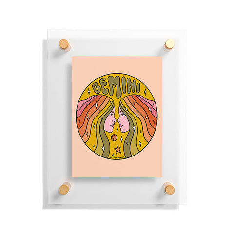 Doodle By Meg 2020 Gemini Floating Acrylic Print