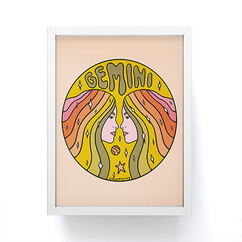 Doodle By Meg 2020 Gemini Framed Mini Art Print