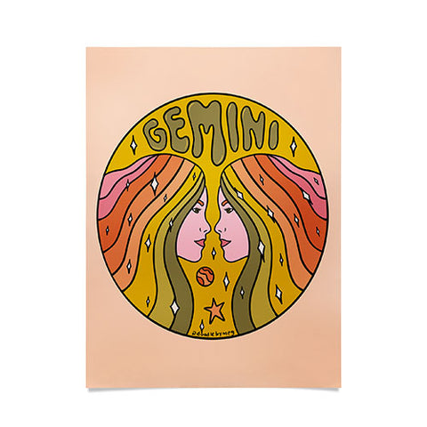 Doodle By Meg 2020 Gemini Poster