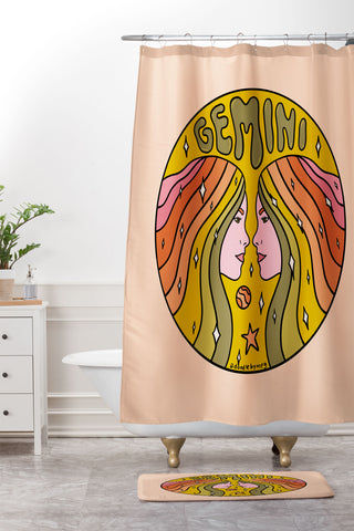 Doodle By Meg 2020 Gemini Shower Curtain And Mat