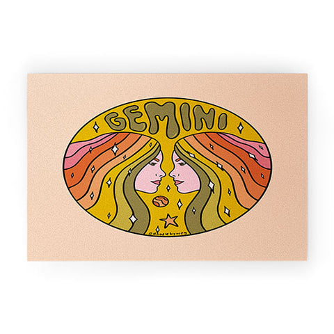 Doodle By Meg 2020 Gemini Welcome Mat