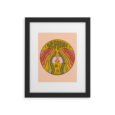 Doodle By Meg 2020 Gemini Framed Art Print