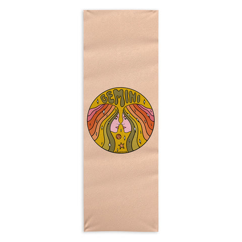 Doodle By Meg 2020 Gemini Yoga Towel