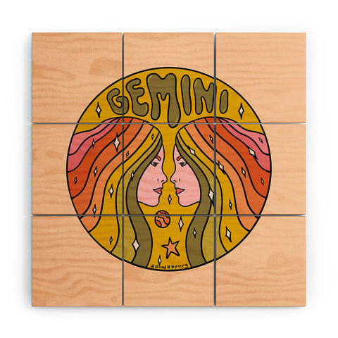Doodle By Meg 2020 Gemini Wood Wall Mural