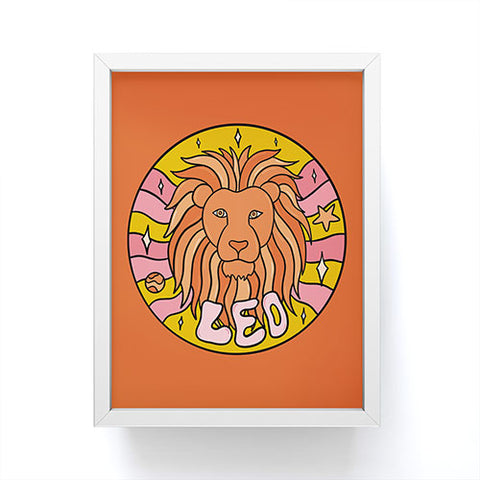Doodle By Meg 2020 Leo Framed Mini Art Print