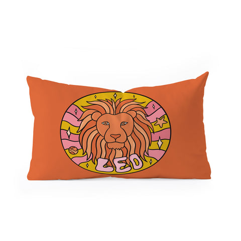 Doodle By Meg 2020 Leo Oblong Throw Pillow