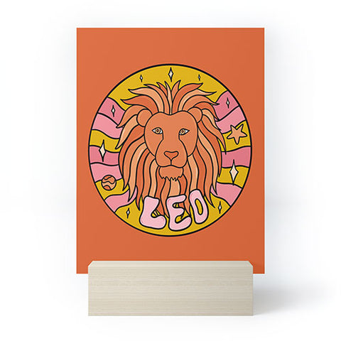 Doodle By Meg 2020 Leo Mini Art Print