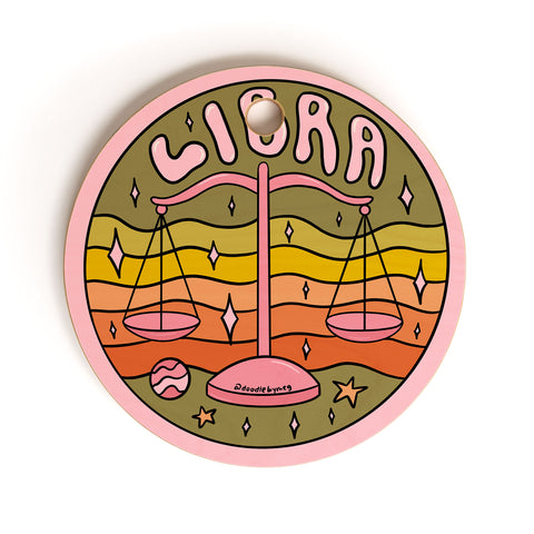Doodle By Meg 2020 Libra Cutting Board Round