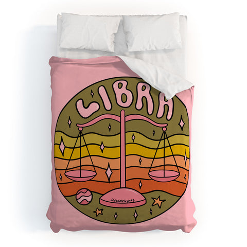 Doodle By Meg 2020 Libra Duvet Cover