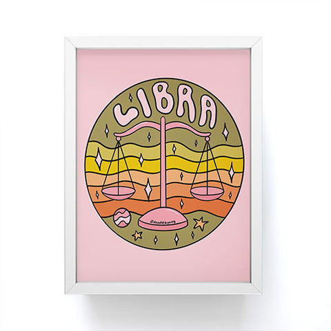 Doodle By Meg 2020 Libra Framed Mini Art Print