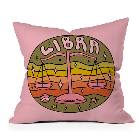 Doodle By Meg 2020 Libra Throw Pillow