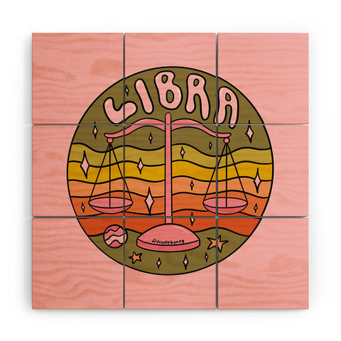 Doodle By Meg 2020 Libra Wood Wall Mural