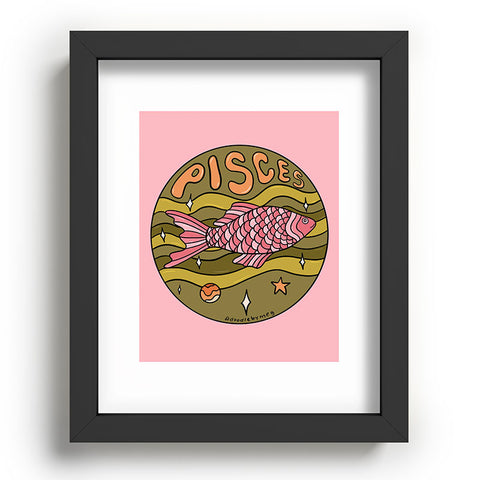 Doodle By Meg 2020 Pisces Recessed Framing Rectangle