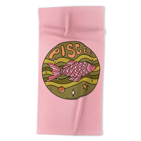 Doodle By Meg 2020 Pisces Beach Towel