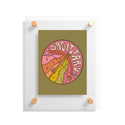 Doodle By Meg 2020 Sagittarius Floating Acrylic Print