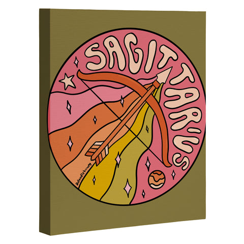 Doodle By Meg 2020 Sagittarius Art Canvas
