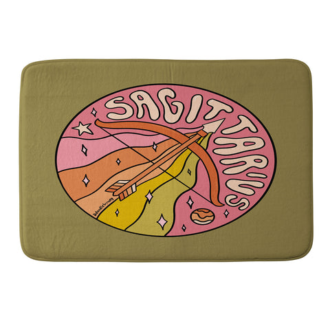 Doodle By Meg 2020 Sagittarius Memory Foam Bath Mat