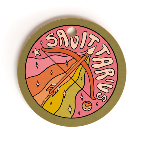 Doodle By Meg 2020 Sagittarius Cutting Board Round