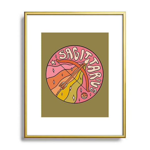 Doodle By Meg 2020 Sagittarius Metal Framed Art Print