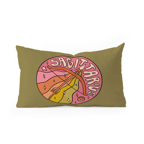 Doodle By Meg 2020 Sagittarius Oblong Throw Pillow