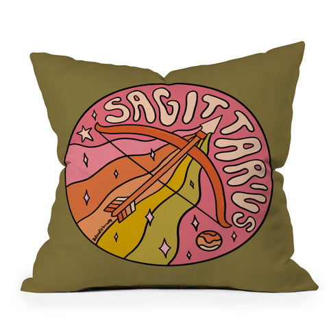 Doodle By Meg 2020 Sagittarius Throw Pillow