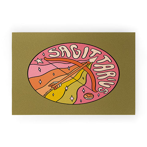Doodle By Meg 2020 Sagittarius Welcome Mat