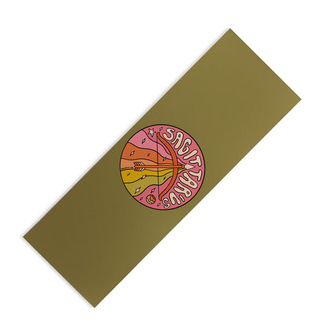 Doodle By Meg 2020 Sagittarius Yoga Mat