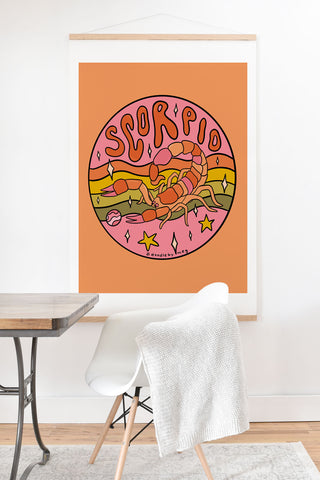 Doodle By Meg 2020 Scorpio Art Print And Hanger