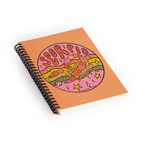 Doodle By Meg 2020 Scorpio Spiral Notebook