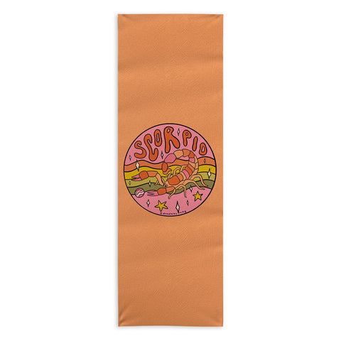 Doodle By Meg 2020 Scorpio Yoga Towel