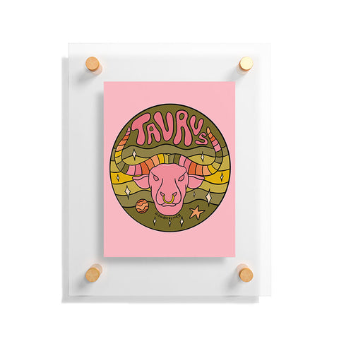 Doodle By Meg 2020 Taurus Floating Acrylic Print