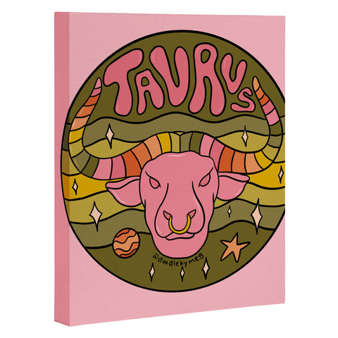 Doodle By Meg 2020 Taurus Art Canvas