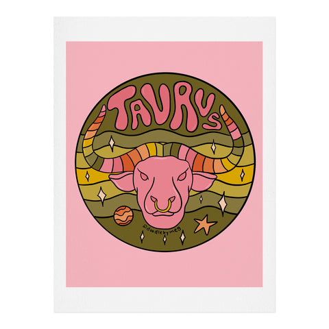 Doodle By Meg 2020 Taurus Art Print