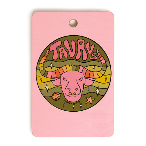 Doodle By Meg 2020 Taurus Cutting Board Rectangle